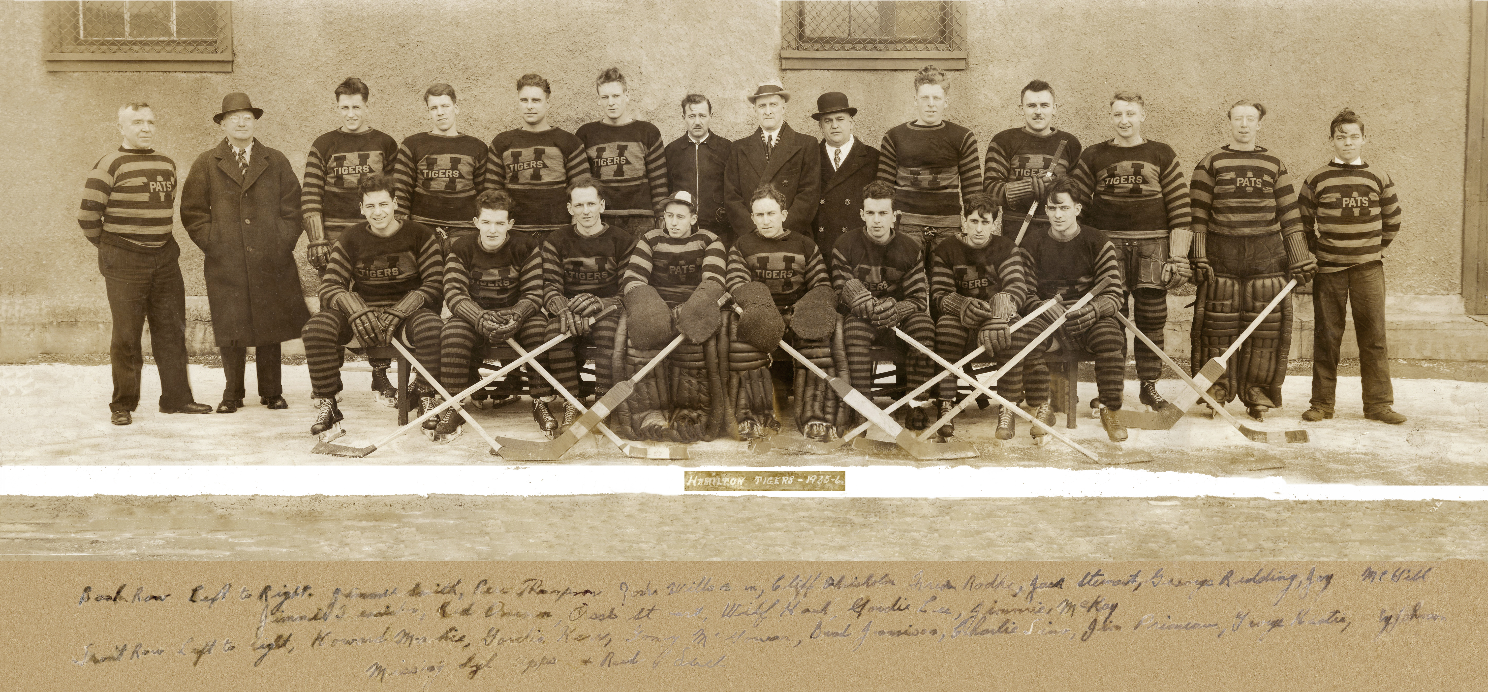 1936 Hamilton Tigers hockey team